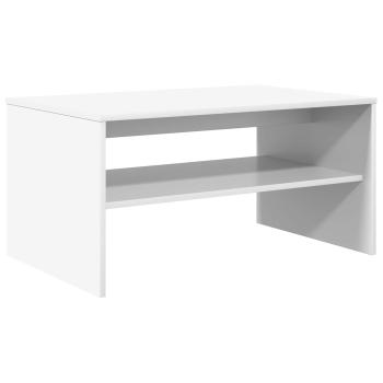 Couchtisch Weiß 80 x 50 x 40 cm Holzwerkstoff