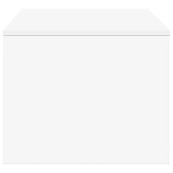 Couchtisch Weiß 80 x 50 x 40 cm Holzwerkstoff