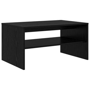 Couchtisch Schwarz Eichen-Optik 80 x 50 x 40 cm Holzwerkstoff