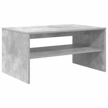Couchtisch Beton Grau 80 x 50 x 40 cm Holzwerkstoff
