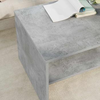 Couchtisch Beton Grau 80 x 50 x 40 cm Holzwerkstoff