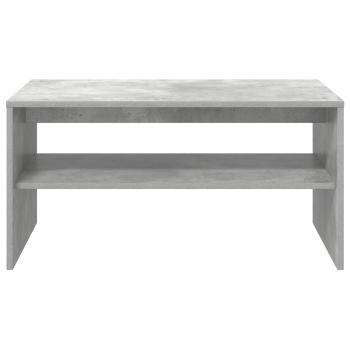 Couchtisch Beton Grau 80 x 50 x 40 cm Holzwerkstoff