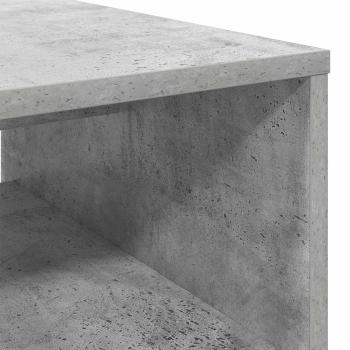 Couchtisch Beton Grau 80 x 50 x 40 cm Holzwerkstoff