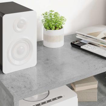 TV-Schränk Beton Grau 80 x 35 x 40 cm Holzwerkstoff
