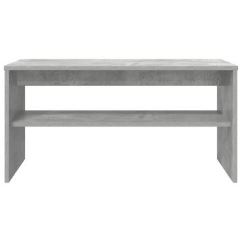 TV-Schränk Beton Grau 80 x 35 x 40 cm Holzwerkstoff
