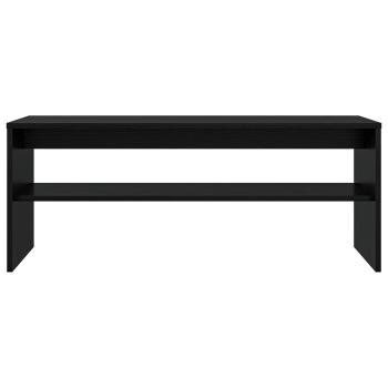 TV-Schränk Schwarz Eichen-Optik 100 x 35 x 40 cm Holzwerkstoff