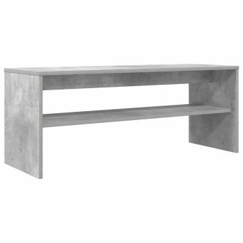 TV-Schränk Beton Grau 100 x 35 x 40 cm Holzwerkstoff