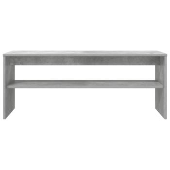 TV-Schränk Beton Grau 100 x 35 x 40 cm Holzwerkstoff