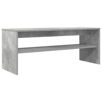 TV-Schränk Beton Grau 100 x 35 x 40 cm Holzwerkstoff