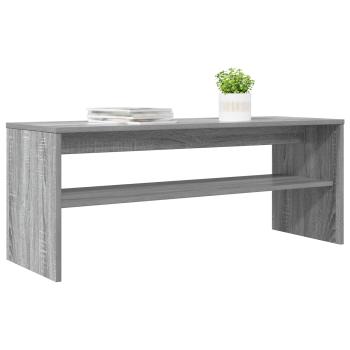 TV-Schränk 100 x 35 x 40 cm Graues Sonoma Holzwerkstoff