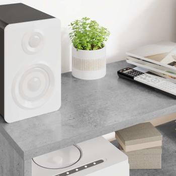 TV-Schränk Beton Grau 80 x 30 x 40 cm Holzwerkstoff