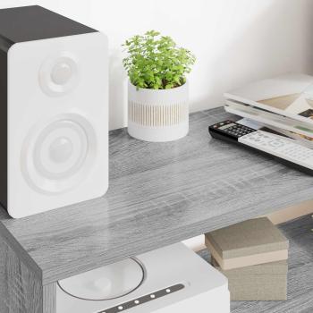 TV-Schränk 80 x 30 x 40 cm Graues Sonoma Holzwerkstoff