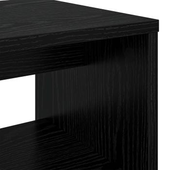 TV-Schränk Schwarz Eichen-Optik 100 x 30 x 40 cm Holzwerkstoff