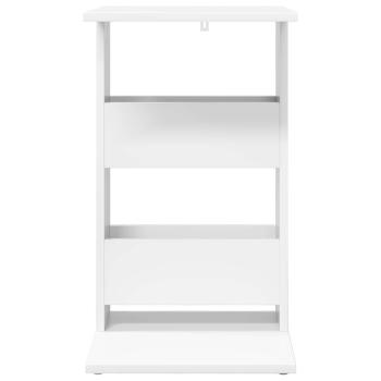 Beistelltisch Weiß 40 x 35 x 60,5 cm Holzwerkstoff