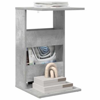 Beistelltisch Beton Grau 40 x 35 x 60,5 cm Holzwerkstoff