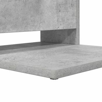 Beistelltisch Beton Grau 40 x 35 x 60,5 cm Holzwerkstoff