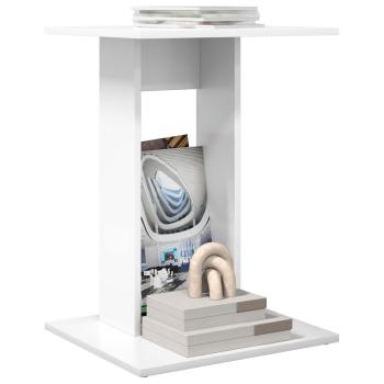 Beistelltisch Weiß 45 x 40 x 62,5 cm Holzwerkstoff