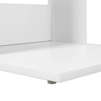 Beistelltisch Weiß 40 x 38 x 62,5 cm Holzwerkstoff