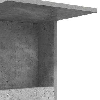 Beistelltisch Mit Rad Beton Grau 40 x 35 x 60 cm Holzwerkstoff