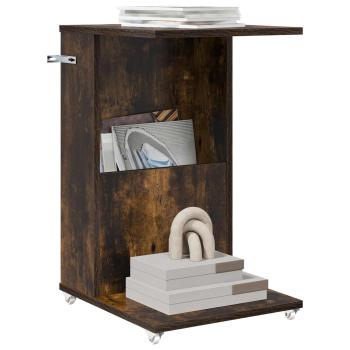 Beistelltisch Geräucherte Eiche 40 x 35 x 60 cm Holzwerkstoff