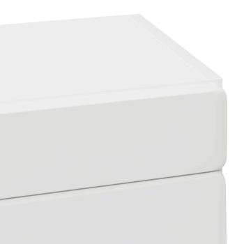 Badezimmer-Wandschrank mit Regal TULUM Weiß 37 x 24,5 x 86 cm