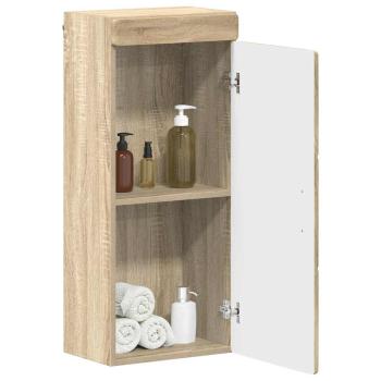 Badezimmer-Wandschrank TULUM Sonoma-Eiche 37 x 24,5 x 86 cm