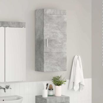 Badezimmer-Wandschrank TULUM Beton Grau 37 x 24,5 x 86 cm