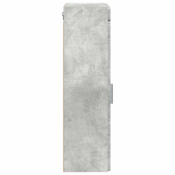 Badezimmer-Wandschrank TULUM Beton Grau 37 x 24,5 x 86 cm