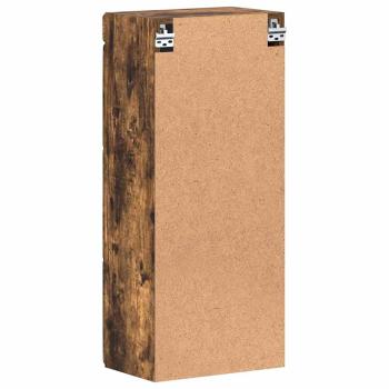 Badezimmer-Wandschrank TULUM Geräucherte Eiche Holzwerkstoff