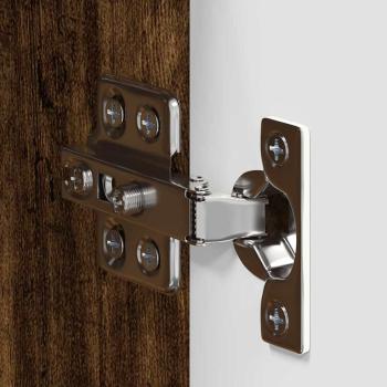 Badezimmer-Wandschrank TULUM Geräucherte Eiche Holzwerkstoff