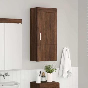 Badezimmer-Wandschrank TULUM Braun Eichen-Optik Holzwerkstoff