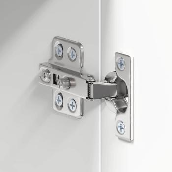 Badezimmerspiegelschrank mit Regal TULUM Weiß 60 x 16,5 x 78 cm