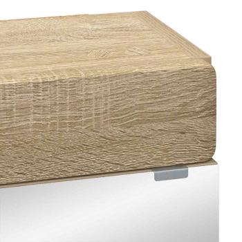 Badezimmerspiegelschrank TULUM Sonoma-Eiche 60 x 16,5 x 78 cm