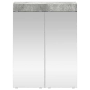 Badezimmerspiegelschrank TULUM Beton Grau 60 x 16,5 x 78 cm