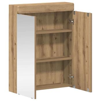 Badezimmerspiegelschrank TULUM Artisan-Eiche 60 x 16,5 x 78 cm