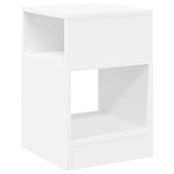 Beistelltisch Weiß 30,5 x 30 x 45 cm Holzwerkstoff