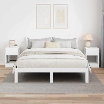 Beistelltisch 2 pcs Weiß 30,5 x 30 x 45 cm Holzwerkstoff