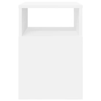 Beistelltisch 2 pcs Weiß 30,5 x 30 x 45 cm Holzwerkstoff