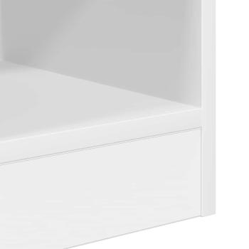 Beistelltisch 2 pcs Weiß 30,5 x 30 x 45 cm Holzwerkstoff