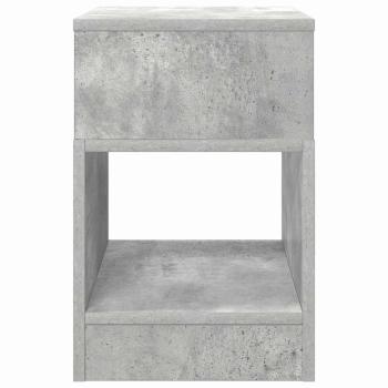 Beistelltisch 2 pcs Beton Grau 30,5 x 30 x 45 cm Holzwerkstoff