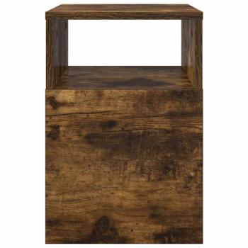 Beistelltisch Geräucherte Eiche 30,5 x 30 x 45 cm Holzwerkstoff