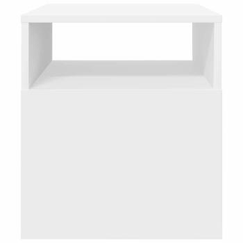 Beistelltisch 2 pcs Weiß 40,5 x 40 x 45 cm Holzwerkstoff