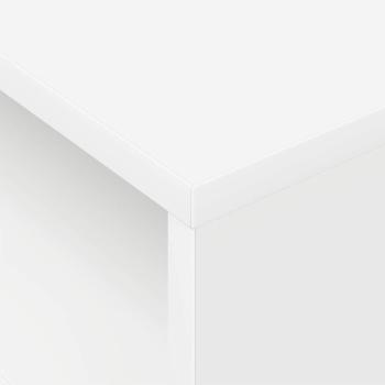 Beistelltisch 2 pcs Weiß 40,5 x 40 x 45 cm Holzwerkstoff