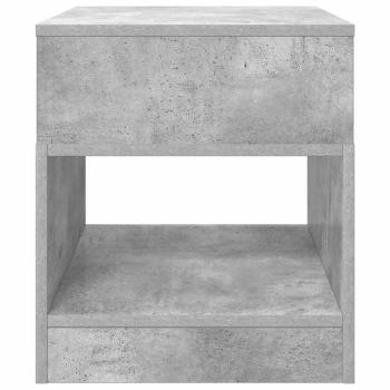 Beistelltisch 2 pcs Beton Grau 40,5 x 40 x 45 cm Holzwerkstoff
