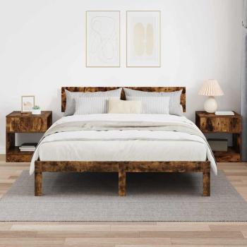 Beistelltisch 2 pcs Geräucherte Eiche 40,5 x 40 x 45 cm