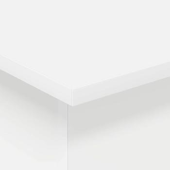 Beistelltisch Weiß 35,5 x 35 x 40 cm Holzwerkstoff