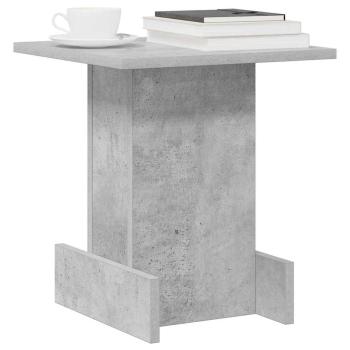 ARDEBO.de - Beistelltisch Beton Grau 35,5 x 35 x 40 cm Holzwerkstoff