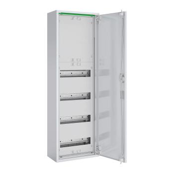 ARDEBO.de ABN Feldverteiler AP, Tiefe 160mm, mit Volltür, 1x4-reihig (ABNRM106K02)