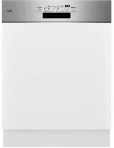 ARDEBO.de AEG GT7200B1SGM 7000 Teilintegrierter Geschirrspüler, 60 cm breit, 13 Maßgedecke, AquaSave, AirDry, ExtraSilent, Besteckkorb, Edelstahl (911463019)