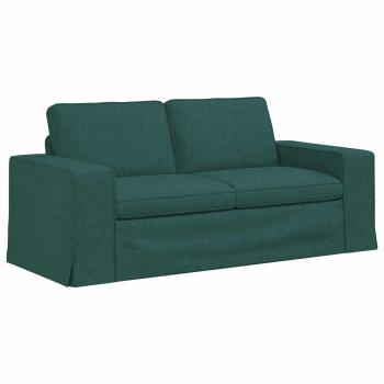Sofa 2 pcs Dunkelgrün Metall